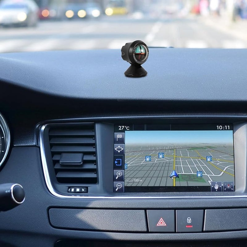 Dual Suction Cup Car Compass Ball Dash Mount for Vehicle and Marine Boat Use - Image 3